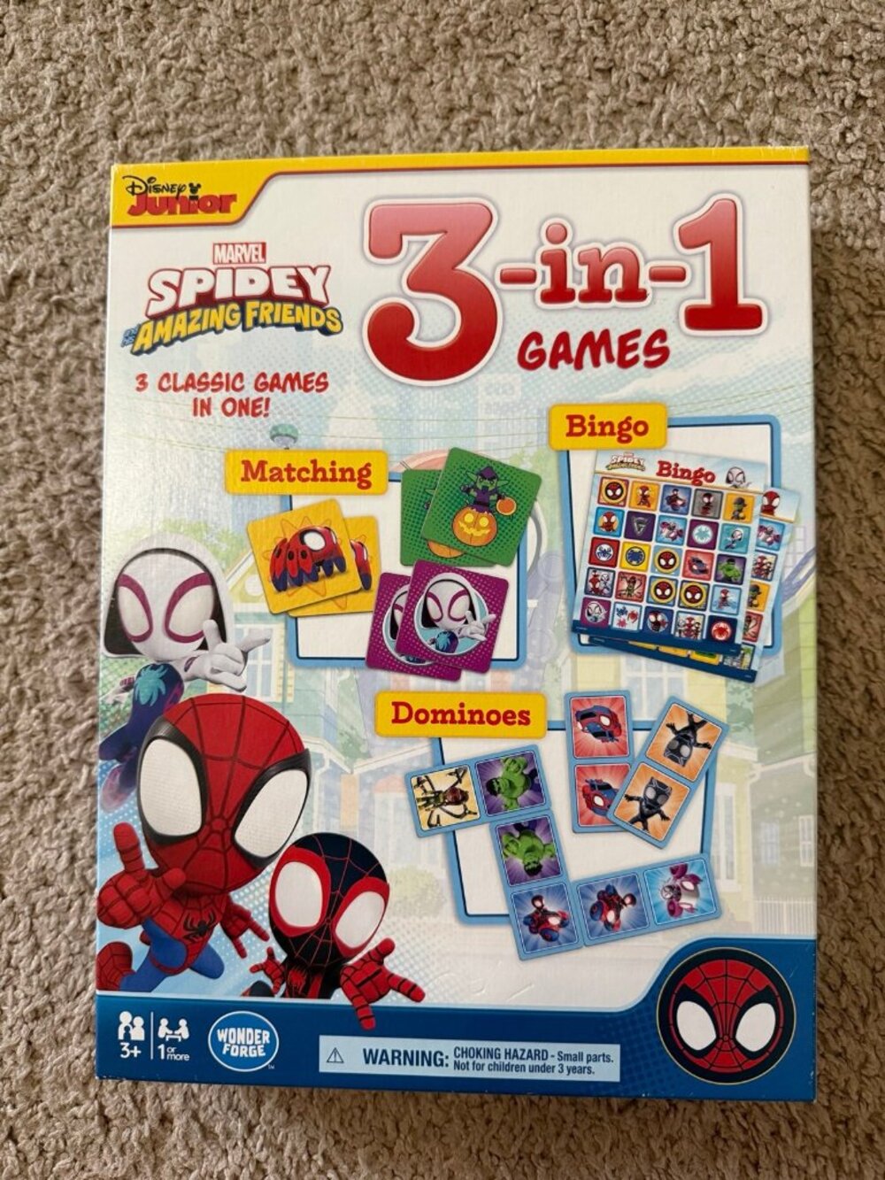 Brand new Disney spidy 3in1 games